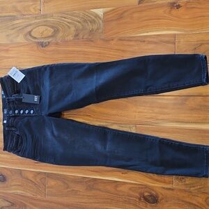 Kut from the Kloth High Rise Black Skinny Jeans Size 4 NWT